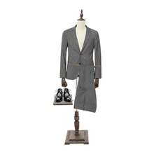 Men's Clothing Rack Men's Clothing Supports, Height Adjustable Clothes Rack With Removable Shoe And Trouser Racks Suitable For Clothing Stores Etc. - Beige+Brown - View 11