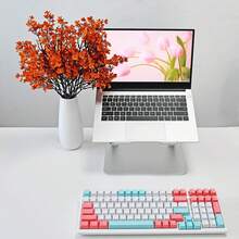 6pcs Orange Silk Babys Breath Gypsophila Artificial Fall Flowers 18.7" For Home Kitchen Decor Indoor Outdoor Decorations New Year Spring Mother's Day - Coral Orange - View 7