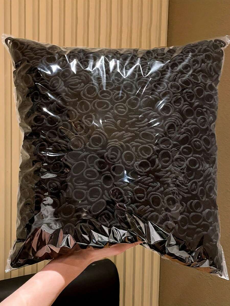 100/500/1000 peças Headbands Multicoloridos, Feitos de Tecido Não Tecido de Poliéster, Cores Variadas - Presente Perfeito para Estudantes (Preto)