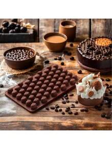 Silicone Chocolate Candy Mold 55 Grains Coffee 18.5cm Fondant