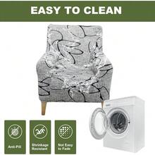 Local Delivery - Banquet Armchair Slipcover Printed Chair Covers With Arms Stretch Club Chair Slipcover Soft Armchair Sofa Covers Anti-Slip Furniture Protector For Dogs Pets Home Living Room Decor, 14 - 42 - 查看 5