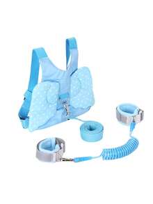 Brazalete de seguridad de 3 en 1 para bebé: correa, cinturón y correa de muñeca anti-pérdida, cinturón de seguridad para niños, suministros de caminata para niños y niñas - Multicolor - Ver 13