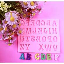 Letters Molds And Numbers Molds, Silicone Fondant Mold Chocolate Molds, 0-9 Number And 26 Letters Silicone Molds For Baking Desserts And Cake Decoration - Silicone Mold - View 7