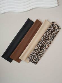 4 Pieces/Set Of Multi-Color Sportswear Fashion Sweat-Absorbing Elastic Headbands Suitable For Tennis, Running, Camping, Fitness, Basketball, Yoga, Etc. Makeup, Summer Set (Leopard Print Headband), Hair Accessories Women, Hair Accessories, Hair Tools, Beauty Accessories, Curly Hair Accessories Fall, Travel, Hair Tools, Accessories Women, Hair Stuff,Fall,Hair Accessories,Hair Tools,Hair Stuff,Stuff,Beauty Accessories,Gifts,Travel,Gifts For Women,Hair Stuff,Stocking Stuffers,Stocking Fillers,Stocking Stuffers For Women,Stocking Fillers Women, Stocking Stuffers For Adults,Stocking Fillers For Adult,Hair Stuff,Coming-Of-Age Hair Accessory, Hair Accessories,Gift Ideas For Women,Beauty Stocking Fillers, Gifts For Women