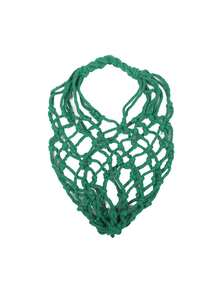 Ręcznie robiona dzianinowa torba na kubki - uniwersalny izolowany pokrowiec na napoje - ochronna siatka na szklanki i butelki z wodą - przenośny, lekki, siatkowy uchwyt na napoje - Wielokolorowe - Zobacz 16