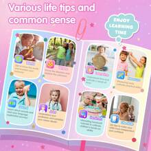 Giocattolo per bambini con telefono da 2,8 pollici, con doppia fotocamera e registrazione video HD, giochi educativi divertenti + lettore musicale, regalo perfetto per Natale e compleanno (include scheda di memoria da 8GB)