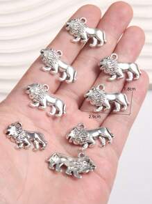 8pcs Cute Animal Shaped Zinc Alloy Pendants, DIY Jewelry Making For Necklace, Bracelet, Gift