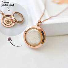 Recuerdo personalizado con pelo de gato, collar con colgante de pelo de mascota, memorial de pelo de perro, regalo personalizado para ella por la pérdida de una mascota - Multicolor - Ver 3