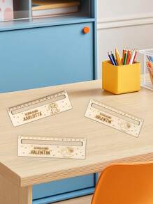 Custom Kid's Ruler, Personalized With Name, Wood Ruler,Unique Teachers Gift School Gifts Business Rulers,School Supplies,Back To School
