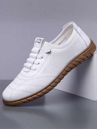 男士一脚蹬休闲鞋，弹性无系带设计，方便穿着，轻便舒适防滑橡胶鞋底，适合夏季休闲、户外散步