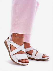 女士时尚百搭休闲厚底厚底凉鞋，夏季