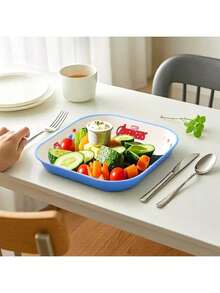 Marvel 1 Stück offiziell lizenzierte Marvel Avengers Serie Dinner Teller, neuartige coole Iron Man Dekorationen, unzerbrechliches Spinne-Man Geschirr, glatte Ornamente, Film-Zubehör, Geburtstagsgeschenk