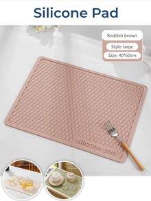 1 szt. 30*40 cm silikonowa mata odpływowa, mata odpływowa do ekspresu do kawy, mata do suszenia naczyń, silikonowa mata anty-rozpryskowa do zlewu, przybory kuchenne, kubki, gąbka do mydła wielofunkcyjny uchwyt na stojak odpływowy, mata odpływowa na blat kuchenny i łazienkowy, akcesoria do dekoracji domu