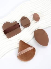 10pcs Makeup Sponges, Multi-Functional Makeup Tools, Beauty Makeup Sponges For Blending BB Cream, Foundation, Loose Powder To Create Flawless Makeup Base, Can Also Be Used With Concealer, Blush, Eyeshadow, Expands When Wet, Latex-Free, Suitable For All Skin Types