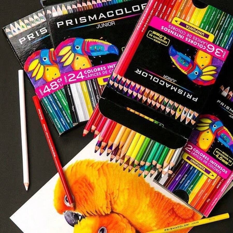 PRISMACOLOR 软芯彩色铅笔，油性初学者彩色铅笔套装，色彩鲜艳，适合绘画、素描和着色，多种选择 - 套裝 - 查看 1