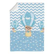 Baby Comforter For Crib And Bed, Warm Padded, Sublimated Print - 氣球熊 - 查看 3