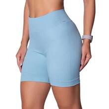 Selene Seamless And Non-Transparency Shorts Sport Academia New Collection 2025 - 玫紅色 - 查看 5