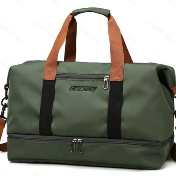 1 Stück 18,11 Zoll große Kapazität Unisex Männer und Frauen Sporttasche und Reisetasche, Wochenendsport Reisetasche mit Schuhfach, Handgepäcktasche, Reisekabinetasche, Fitnessstudio tragen auf Tasche, Yoga tragen auf Tasche, lokales Lager