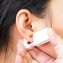 2 Pack Self Ear Piercing Gun Earring Disposable Piercing Kit No Pain Easy Use Ear Piercing Gun Kit Tool With Stud (Dark Blue) - Blue - View 6