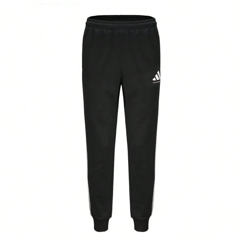Adidas Loose Fit Tapered Leg Sweatpants With 3-Stripes, Black, Casual Campus & Streetwear, Spring/Autumn - Black - View 1