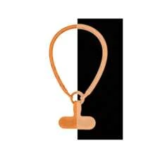 1 件简约硅胶腕带手机挂绳 + 硅胶夹、耐用钥匙扣、包带、通用手机壳支架