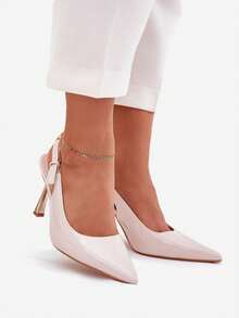 Women's Fashion Versatile Commuting Elegant High Heels - Beige - View 10