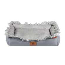 سرير حيوان أليف قطعة واحدة، سرير قطط مقاوم للانزلاق ومقاوم للرطوبة، مناسب للكلاب متوسطة وصغيرة الحجم، سرير كلاب مبرد قابل للتهوية لراحة قصوى في الصيف، منطقة استرخاء مريحة وقادرة على مقاومة الحرارة لحيوانك الأليف، سرير كلاب مهوى من الدرجة الممتازة