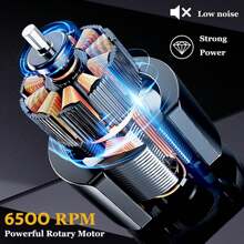 Kemei [Summer & Travel Beauty] Kemei KM-264 Professional Hair Clipper | USB Fast-Charge Sculpting Shears With 4 Stop Combs And Ceramic Blade | LED Digital Display Beard Trimmer, Perfect For DIY Haircuts In The Sunny Season