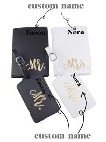 Personalised Passport Cover, Passport Holder And Luggage Tag Set, 1st Passport Cover, Holiday Gift, Travel Gift