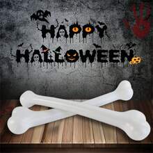 1-12pcs Halloween Horror Hand Foot Dead Mouse Props Cosplay Wild Man Bone Decor Performance Party Plastic Prehistoric Caveman Bone Halloween Garden Bar Haunted House Decoration - Multicolor - View 3