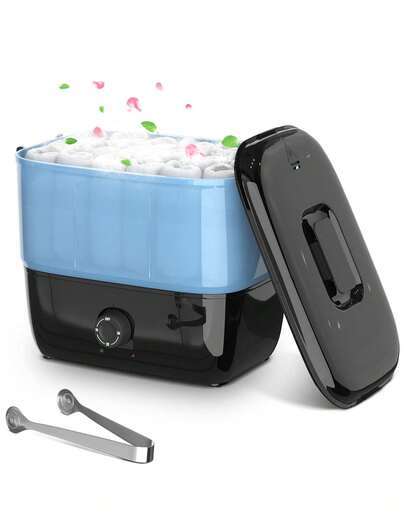 KINGSTEAM El calentador de toallas de 5 litros puede calentar 21 toallas de 30cm*30cm simultáneamente. Puede utilizarse para calentar toallas o piedras de masaje.