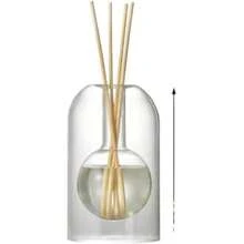 1 Peça Garrafa de Vidro Difusor de Aromaterapia de Camada Dupla, Decoração Doméstica, Difusor de Aromaterapia, Decoração Moderna de Casamento, Vaso Hidropônico de Flores, Recipiente de Vidro Artesanato Ornamento