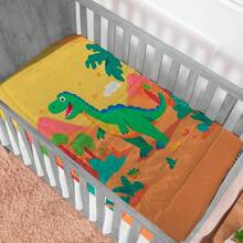 Baby Comforter For Crib And Bed, Warm Padded, Sublimated Print - Rex - Ver 1