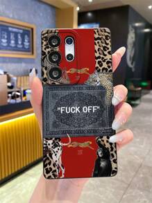 New Fashionable Leopard, Gorilla, Letter Print Matte Soft TPU Phone Case, Anti-Scratch, Anti-Fingerprint, Camera Lens Protection, Compatible With Apple, OPPO, VIVO