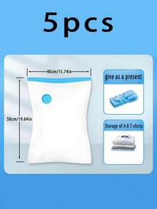 1/11件真空密封储物袋，真空拉链袋，节省空间的行李袋，旅行压缩袋，可折叠服装整理袋，衣柜衣物收纳袋，床上用品，冬装 - 防潮，防蛀，旅行收纳袋，衣物整理袋，家用行李袋 - 彩色 - 查看 14