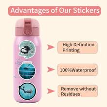 110 pezzi Adesivi per immersioni, adesivi estetici in vinile per scrapbooking, diari, computer portatile, paraurti, skateboard, borracce, computer, telefoni, cartoni animati, caschi, adesivi e decalcomanie per auto