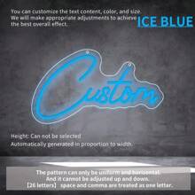 Insegna al neon a LED personalizzabile e dimmerabile - luce con nome personalizzata alimentata tramite USB e montata a parete, ideale per compleanni, matrimoni, feste e loghi aziendali - decorazione per casa ed eventi in un singolo colore vivace, insegne al neon per decorazione a parete, illuminazione per feste, design elegante in scrittura, illuminazione decorativa