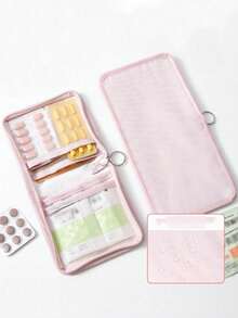 多功能布艺小药包，便携便携式医疗应急包，户外旅行药包，宿舍应急药品收纳包（多色可选），波西米亚风