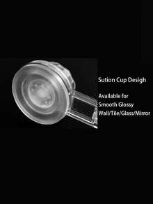 1pc Strong Vacuum Suction Cup Hook - No-Drill, Easy Install Wall Mount For Bathroom & Kitchen Storage, Storage Rack, Wall Hook, Storage Hook, Kitchen Accessories, Bathroom Accessories, Bedroom 1pc Strong Vacuum Suction Cup Hook - No-Drill, Easy Install Wall Mount For Bathroom & Kitchen Storage, Storage Rack, Wall Hook, Storage Hook, Kitchen Accessories, Bathroom Accessories, Bedroom Accessories - Multicolor - View 10