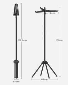 Clothes Drying Racks - Black - View 7