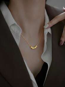 1 件项链 S925&925 纯银休闲女士母亲节精美珠宝礼物女士日常佩戴