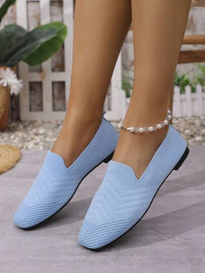 Casual Versatile Elegant Solid Color Flat Shoes