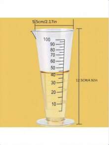 100ml Acrylic Measuring Cup With Marks, Suitable For Kitchen And Dining, Kitchen Tools - Transparent - View 3