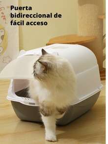Cat Litter Box Enclosures - Grey - View 7
