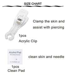 Belly Button Piercing Kit Gun Belly Piercing Kit Belly Button Piercing Gun Navel Piercing Kit Belly Button Ring Piercing Kit Pink Belly Piercing Gun - Pink - View 9