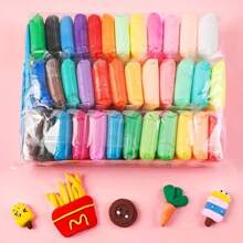 12pcs/24pcs/36pcs Super Light Air Dry Clay Modeling Clay Toys Kit, DIY Clay Crafts, Christmas Gift For Friends, Valentine's Day Gift For Friends And Classmates, Also Suitable For Gifts To Siblings