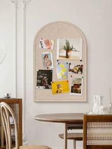 1pc Nordic Minimalist Foldable 3D Geometric Decorative Wall Panels, Self-Adhesive Shockproof Wall Art Bulletin Board, Removable & Reusable Felt Sheets For Home Office Decor, Key Holder, Suitable For Room Decoration, Office Memo, Bedroom Headboard, Wall Graffiti Cover & Jewelry Organization