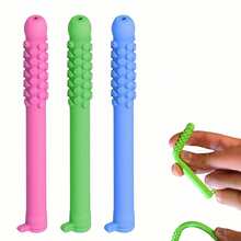 3pcs Chewable Essential Oil Breath Stick, Chewable Breather Stick, Stop Smoking Aids Work Chewable Breath Sticks Without Essential Oils 3.94 Inch - 混合顏色 - 查看 1