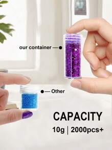180 Slot Storage Diamond Painting Storage Box Gift With Purple Diamond Painting Tool Accessories, Portable Jewelry Box | Order | Separation Design