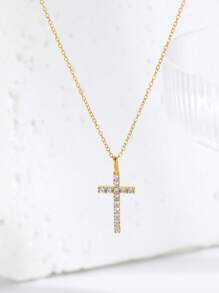 1 Pç Colar Simples e Elegante de Prata Esterlina 925, Joia Versátil e Moderna para Presente Feminino
